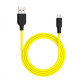 Кабель Hoco X21 Plus Silicone Micro USB (1m) black/yellow