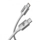 Кабель Baseus Crystal Fast Charging Type-C to Type-C 100W (1m) white 2003000231694 6932172683320
