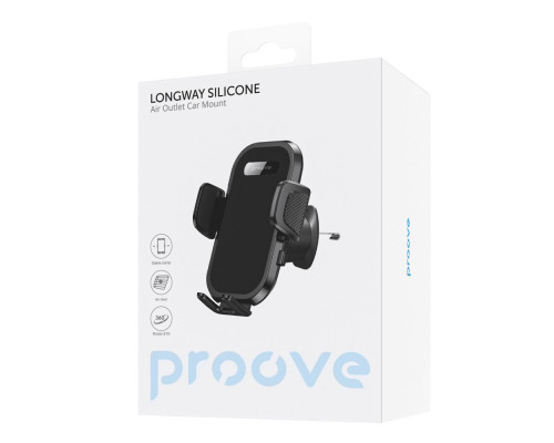 Тримач в машину Proove Longway Silicone Air Outlet Car Mount black