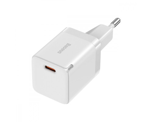 МЗП Baseus GaN3 Fast Charger 30W (1 Type-C) white