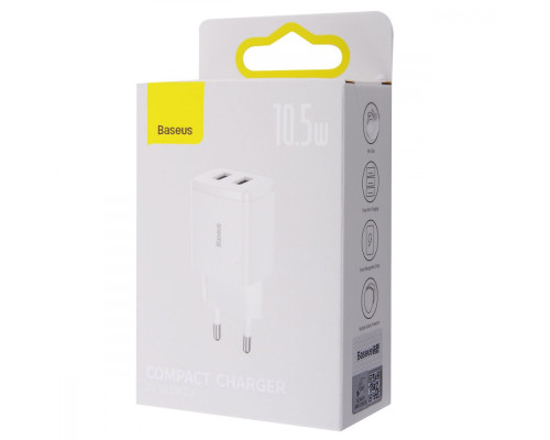 МЗП Baseus Compact 10,5W (2 USB) black