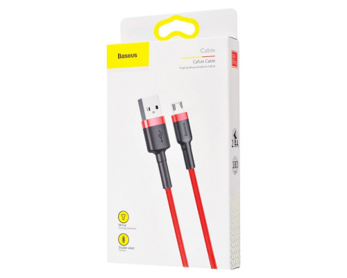 Кабель Baseus Cafule Micro USB 2.4A (1m) gray/black