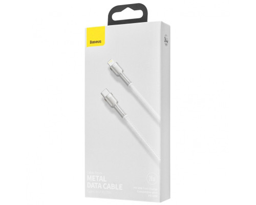 Кабель Baseus Cafule Metal Type-C to Lightning PD 20W (1m) red