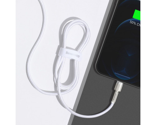 Кабель Baseus Cafule Metal Type-C to Lightning PD 20W (1m) red