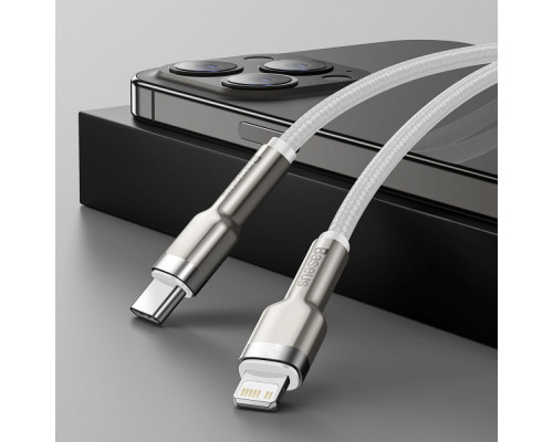 Кабель Baseus Cafule Metal Type-C to Lightning PD 20W (1m) red