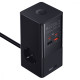 Мережевий фільтр Baseus Power Combo Tower Digital (2*AC+2*USB+2*Type-C 100W 1.5m) black