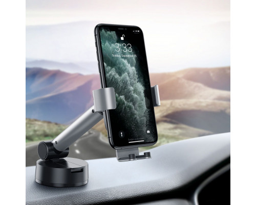 Тримач в машину Baseus Simplism Gravity Car Mount With Suction Base black