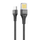 Кабель Proove Double Way Weft Micro USB 2.4A (1m) black