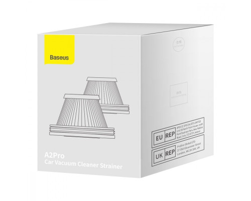 Фільтр для автомобільного пилососу Baseus A2 Pro (2pcs) black 2003000192247 6932172624675