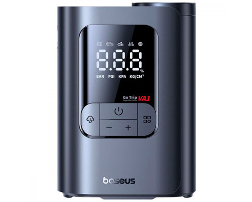 Автомобільний насос Baseus GoTrip VA1 Super Mini 80W 5000mAh black 2003000299458 6932172695910