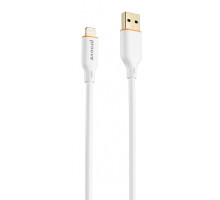 Кабель Proove Jelly Silicone USB to Lightning 2.4A (1m) white 2001001750190 6901114428183