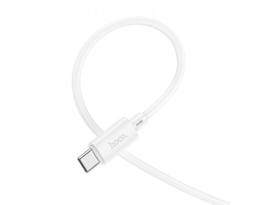 Кабель Hoco X88 Magic silicone 60W Type-C to Type-C (1m) white