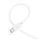 Кабель Hoco X88 Magic silicone 60W Type-C to Type-C (1m) white