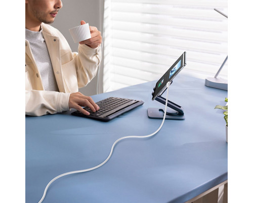 Кабель Baseus Silky Series Fast Charging Type-C 100W (2m) white 2003000212648 6932172668846