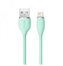 Кабель Baseus Jelly Liquid Silica Gel Lightning 2.4A (2m) green