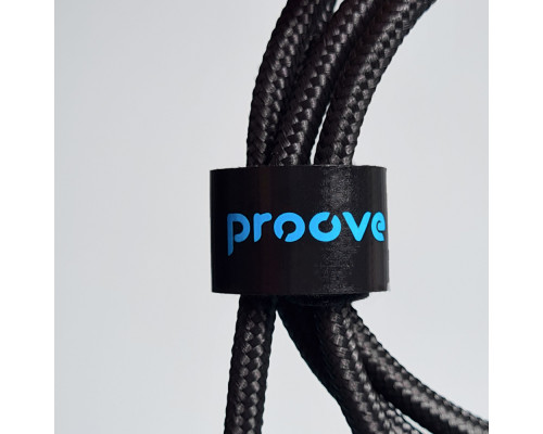 Кабель Proove Weft Lightning 2.4A (1m) black