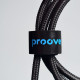 Кабель Proove Weft Lightning 2.4A (1m) black