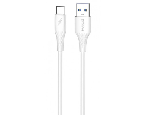 Кабель Proove GridLine USB to Type-C 3A (1m) white 2003000248371 6901115960743