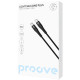 Кабель Proove Light Silicone Plus Type-C to Type-C 60W (1m) black 2003000244014 6901116097417