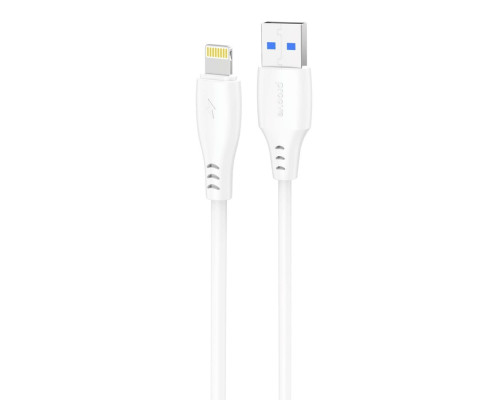 Кабель Proove Simple Silicone USB to Lightning 2.4A (1m) white 2003000244052 6901117006395