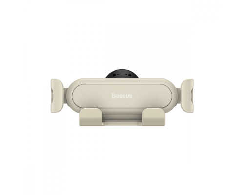 Автомобільний тримач Baseus Stable Gravitational Car Mount Lite (Air Outlet Version) creamy-white