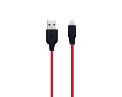 Кабель USB Hoco X21 Silicone Lightning Колір Чорно-Білий