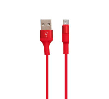 Кабель USB Hoco X26 Xpress Charging Micro Колір Червоний 6957531080237