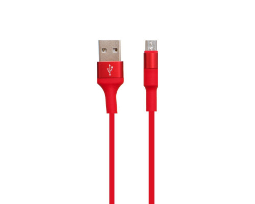 Кабель USB Hoco X26 Xpress Charging Micro Колір Червоний 6957531080237