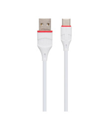 Кабель USB Borofone BX17 Type-C Колір Білий 6957531099383