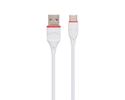 Кабель USB Borofone BX17 Type-C Колір Білий 6957531099383