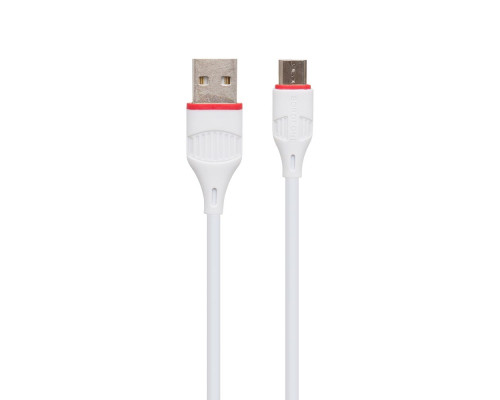 Кабель USB Borofone BX17 Micro Колір Білий 6957531099406