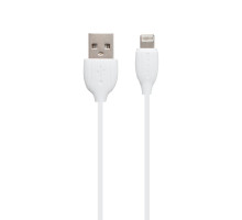 Кабель USB Borofone BX19 Benefit Lightning 2.4A 1m Колір Білий 6931474701763