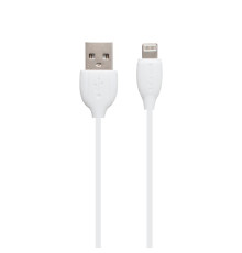 Кабель USB Borofone BX19 Benefit Lightning 2.4A 1m Колір Білий 6931474701763