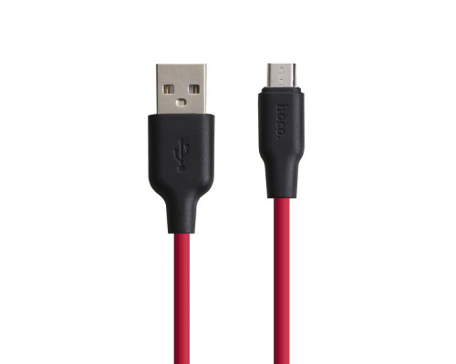 Кабель USB Hoco X21 Plus Silicone Micro 2m Колір Чорно-Білий