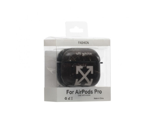 Футляр для навушників Airpods Pro Glossy Brand Колір 06, Ofwhite white