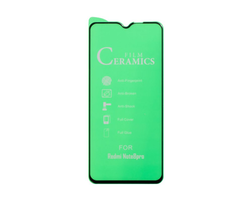 Захисне скло Film Ceramic for Xiaomi Redmi Note 8 Pro без упаковки Колір Чорний 2020000144922