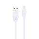 Кабель USB Celebrat CB-02i Lightning Колір Бiлий