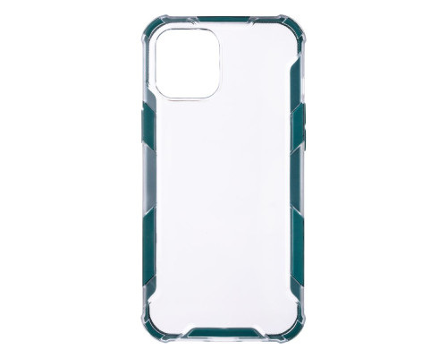 Чохол Armor Case Color Clear для iPhone 12 Pro Max Колір Синiй