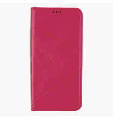 Чохол-книжка Business Leather для Xiaomi Poco M3 / Redmi 9T Колір Crimson 2020000208334