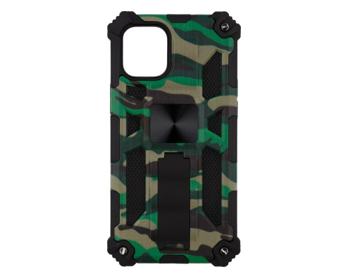 Чохол Shockproof Camouflage для iPhone 12 Mini Колір 4, Зелений