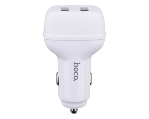 Автомобільний Зарядний Пристрій Hoco Z36 2USB Колір Бiлий 6931474727725