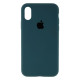 Чохол Silicone Case Full Size (AA) для iPhone X/Xs Колір 59.Marine green 2020000235156