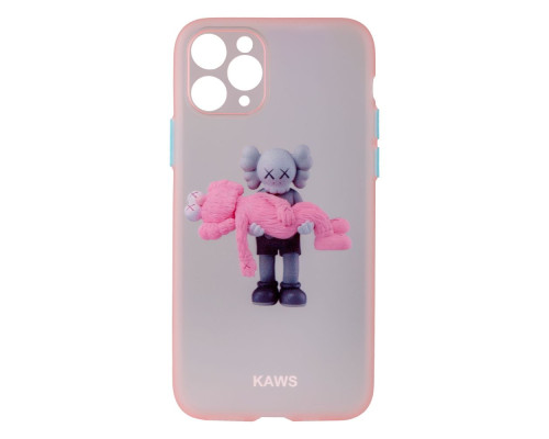 Чохол TPU Ultra-thin Matt with Frame для iPhone 11 Колір 04, Pink