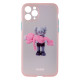 Чохол TPU Ultra-thin Matt with Frame для iPhone 11 Колір 04, Pink