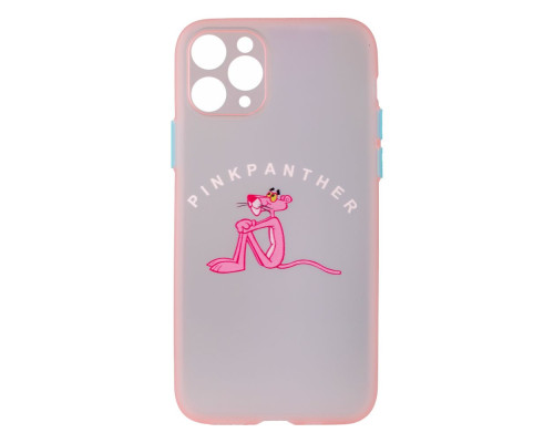 Чохол TPU Ultra-thin Matt with Frame для iPhone 11 Колір 04, Pink