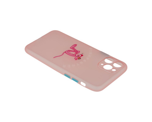 Чохол TPU Ultra-thin Matt with Frame для iPhone 11 Колір 04, Pink