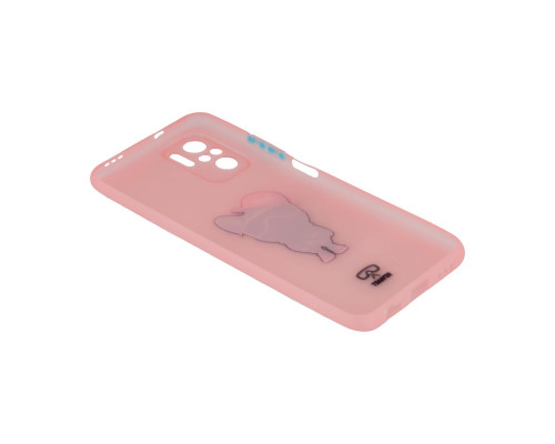 Чохол TPU Ultra-thin Matt with Frame for Xiaomi Redmi Note 10 Колір 08, Pink