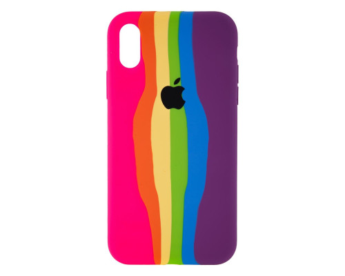 Чохол Original Full Size для iPhone Xr Rainbow Copy Колір 06