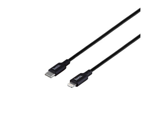 Кабель USB Hoco X14 Double Speed PD 20W Type-C to Lightning Колір Чорний 6931474752192