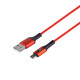 Кабель USB Hoco U79 Admirable Micro 2.4A Колір Червоний 6931474724281